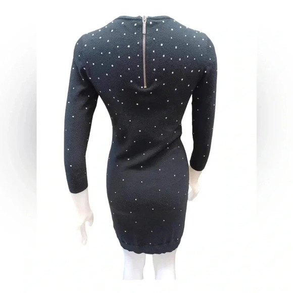 Michael Kors Three Quarter Sleeve Studded Sweater Dress Size XS - Picture 3 of 12